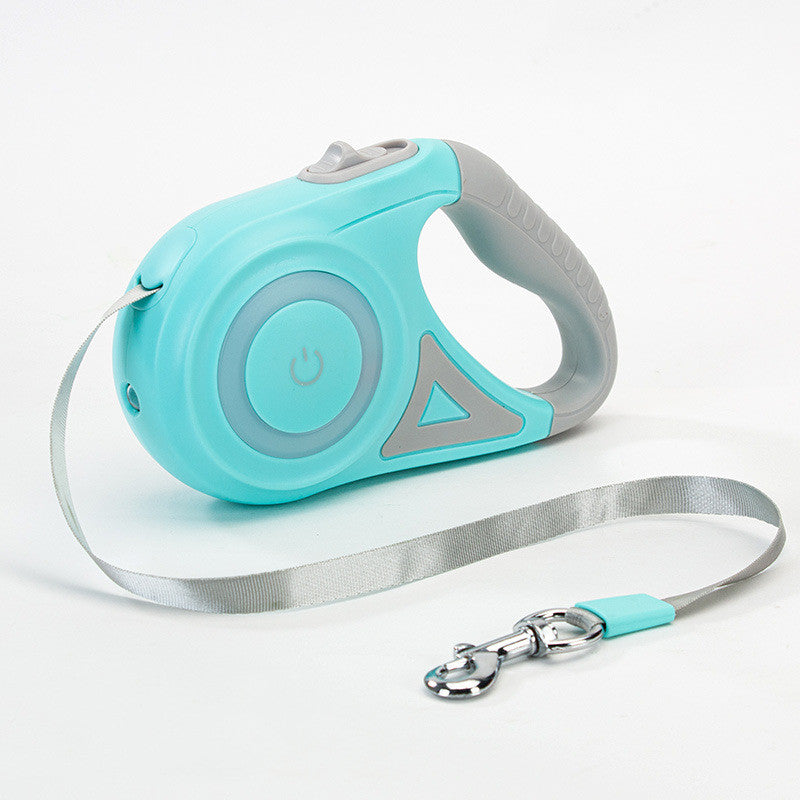 Light-Up Retractable Dog Leash for Safer, Happier Walks