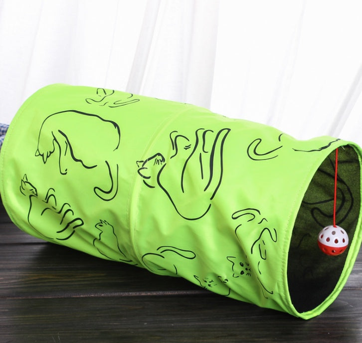 Fun Pop-Up Cat Tunnel That Sparks Curious Play