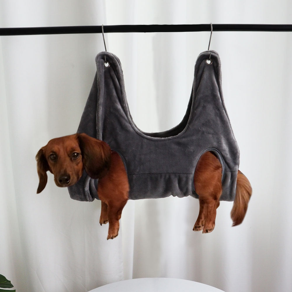Pet Grooming Hammock – Stress-Free Dog & Cat Nail Trimming Support Sling for Safe At-Home Grooming