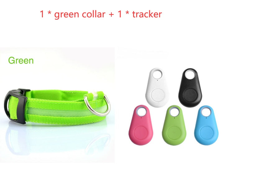 LED Safety Dog Collar – USB Rechargeable Light-Up Collar for Safe Night Walks & Outdoor Adventures