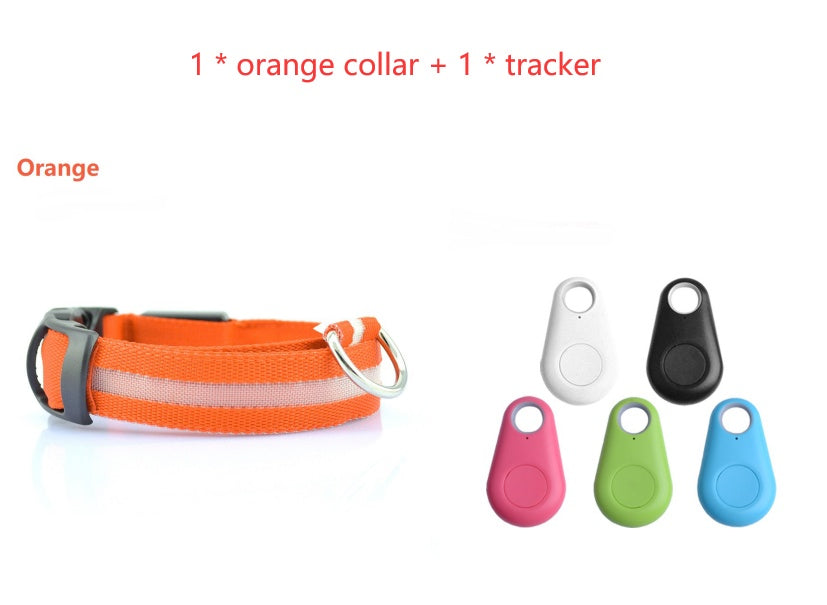 LED Safety Dog Collar – USB Rechargeable Light-Up Collar for Safe Night Walks & Outdoor Adventures