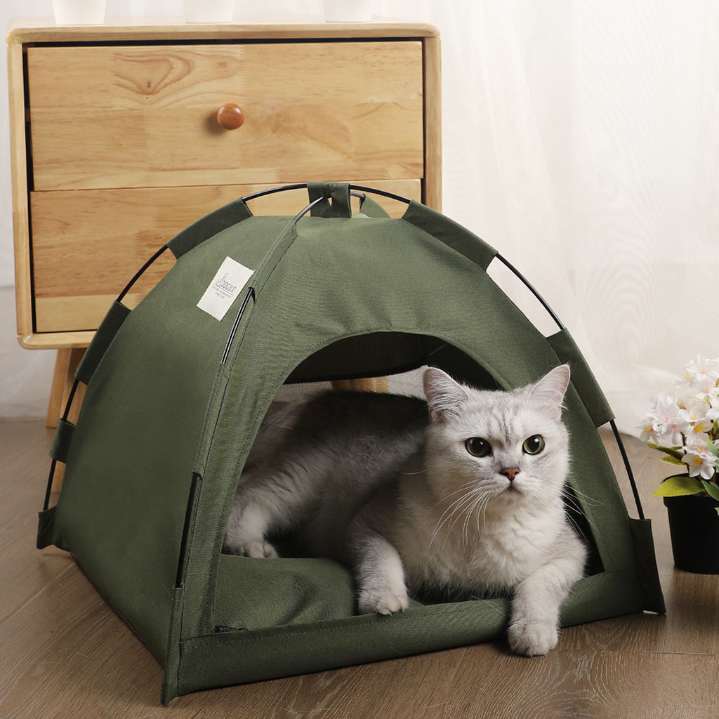 Cozy Cooling Cat Tent Bed for Cats and Small Dogs