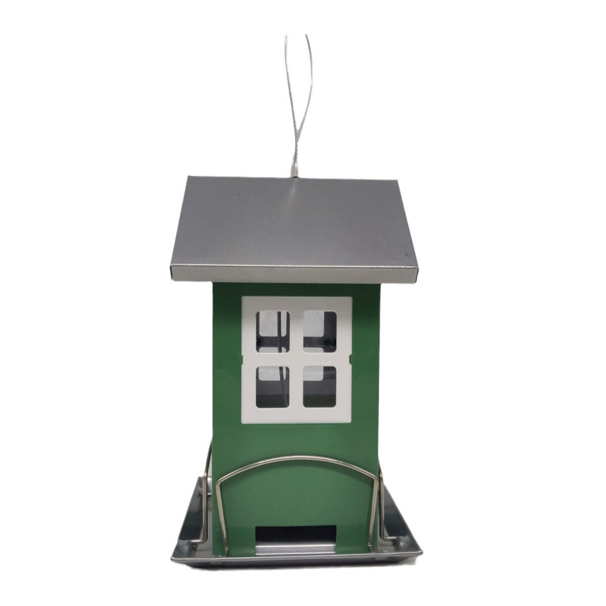 Outdoor Iron Bird Cage Feeder – Decorative Hanging Hummingbird & Wild Bird Feeder for Garden & Patio