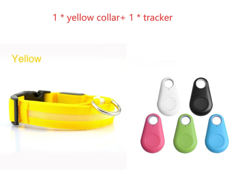 LED Safety Dog Collar – USB Rechargeable Light-Up Collar for Safe Night Walks & Outdoor Adventures