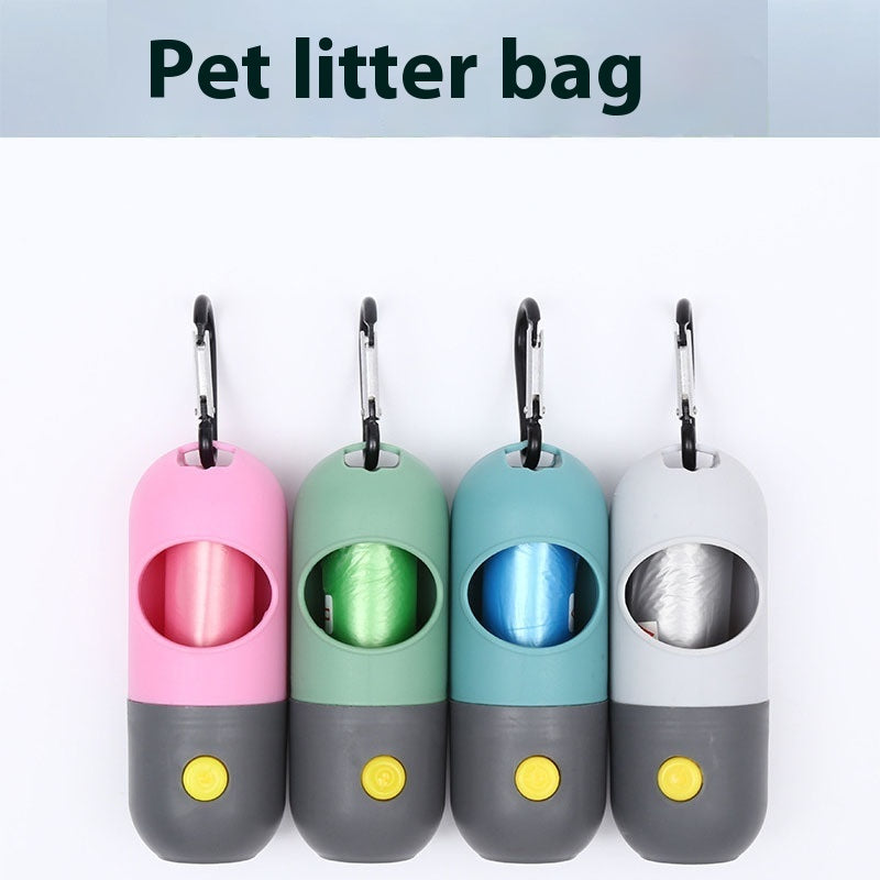 LED Pet Poop Bag Dispenser Makes Cleanup Simple