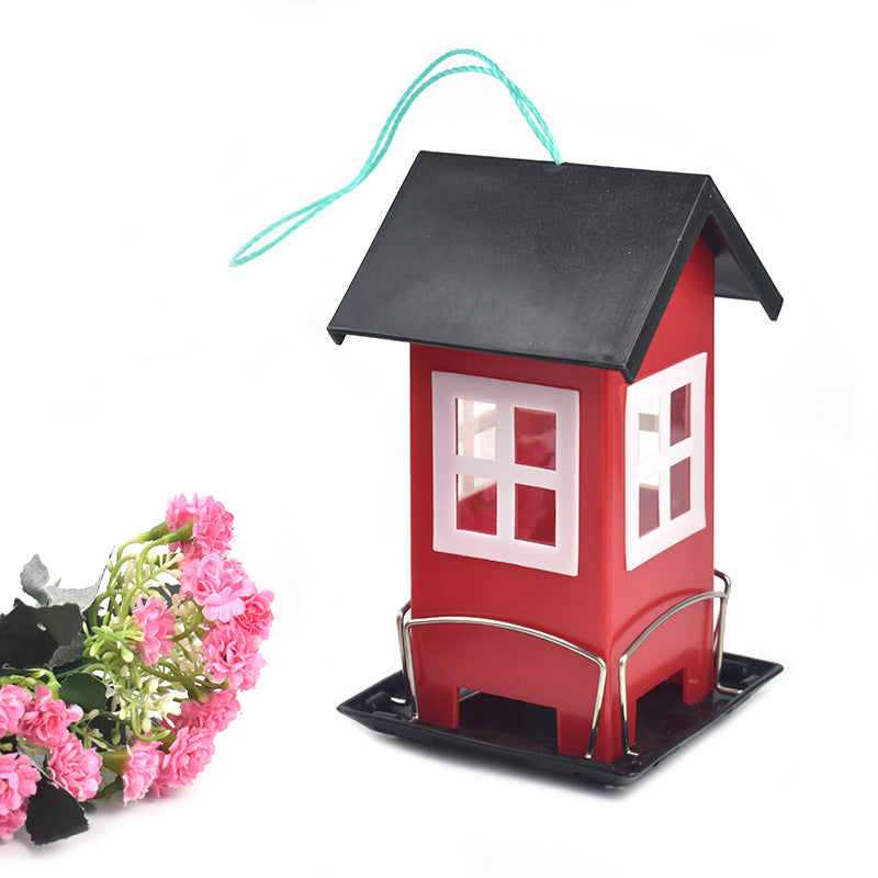 Outdoor Iron Bird Cage Feeder – Decorative Hanging Hummingbird & Wild Bird Feeder for Garden & Patio
