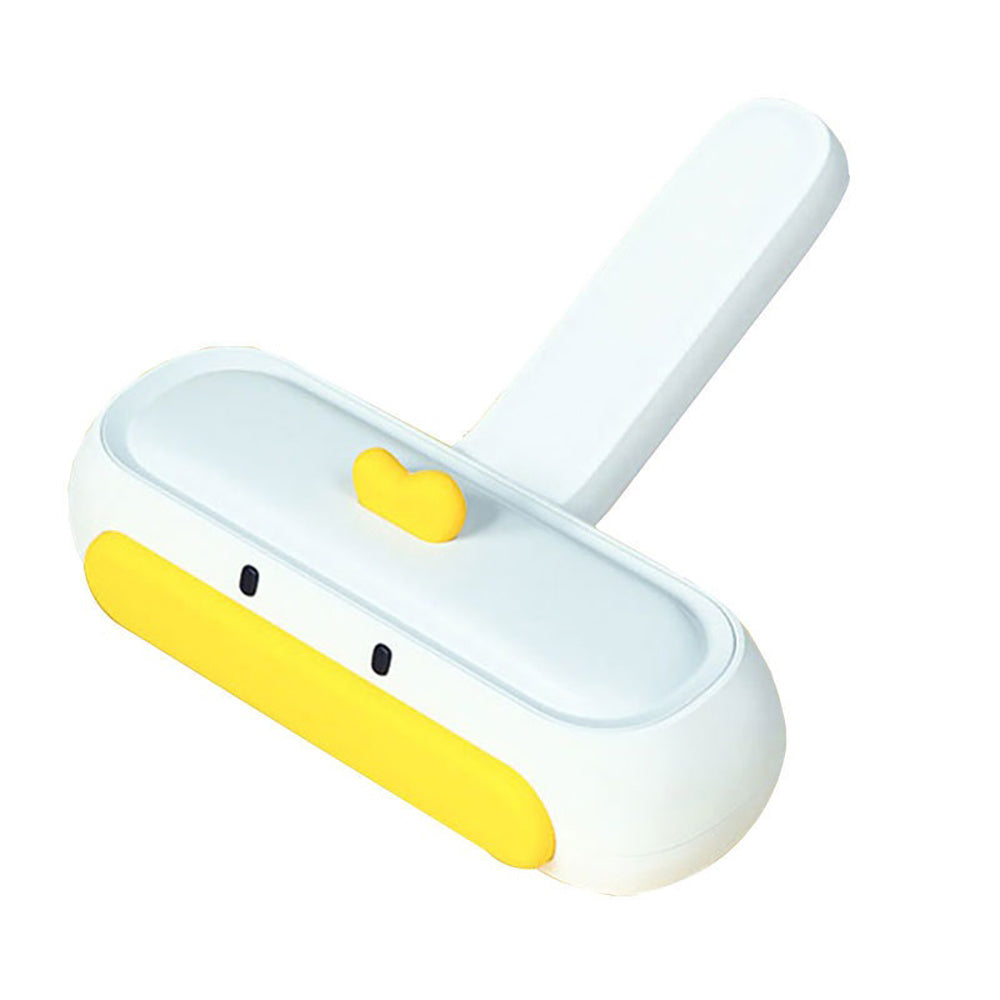 Reusable Pet Hair Remover Roller with self-cleaning fur and lint brush in blue and white, designed for easy pet hair removal.