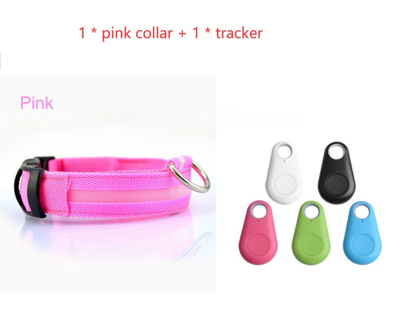 LED Safety Dog Collar – USB Rechargeable Light-Up Collar for Safe Night Walks & Outdoor Adventures