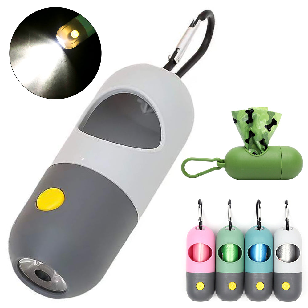 LED Pet Poop Bag Dispenser Makes Cleanup Simple
