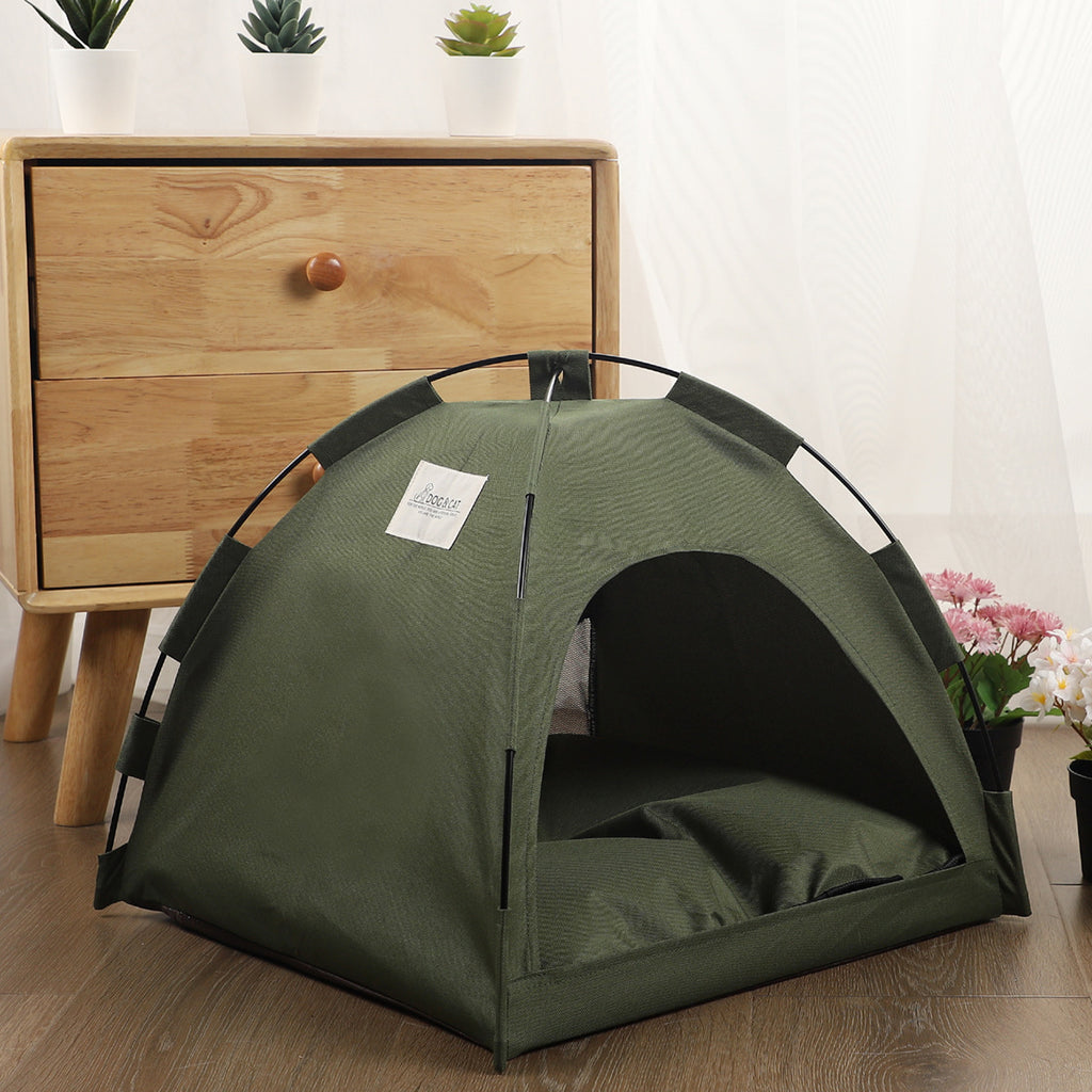 Cozy Cooling Cat Tent Bed for Cats and Small Dogs